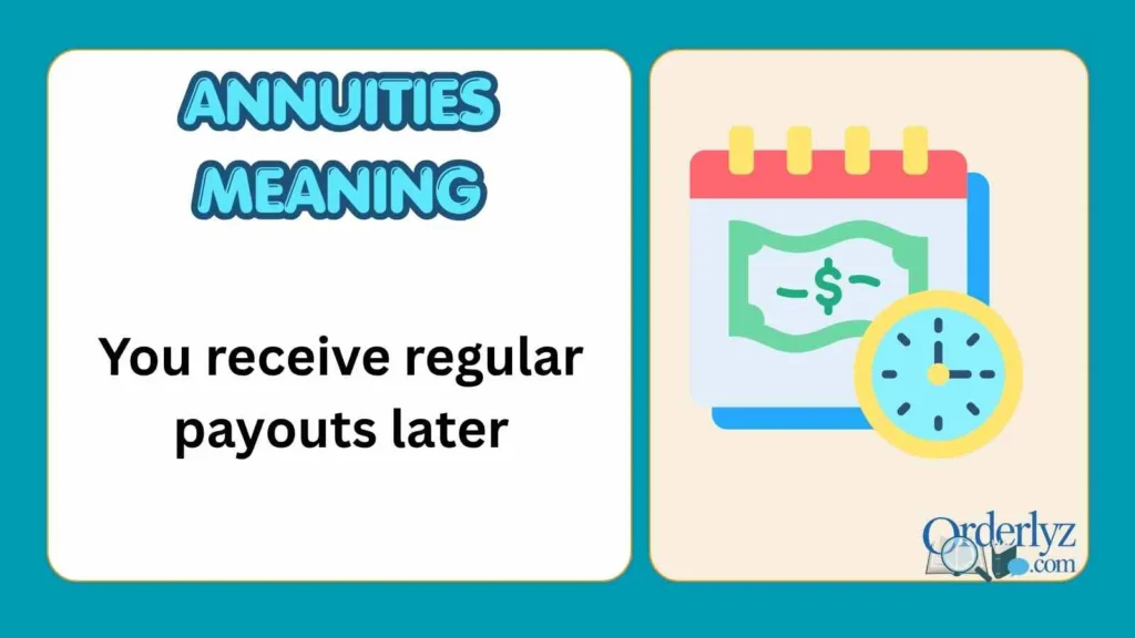 annuities meaning