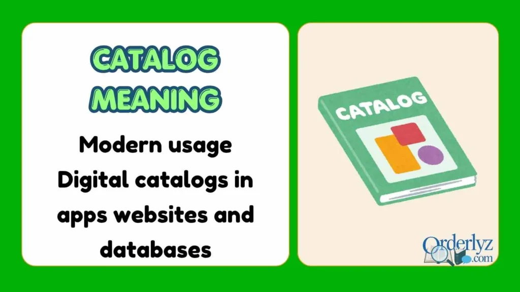catalog meaning