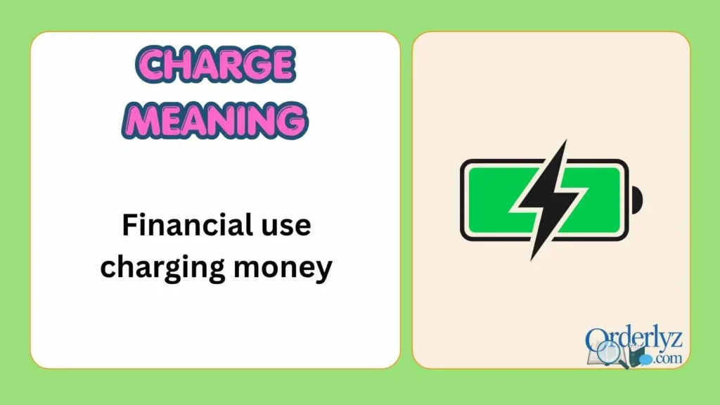Charge Meaning