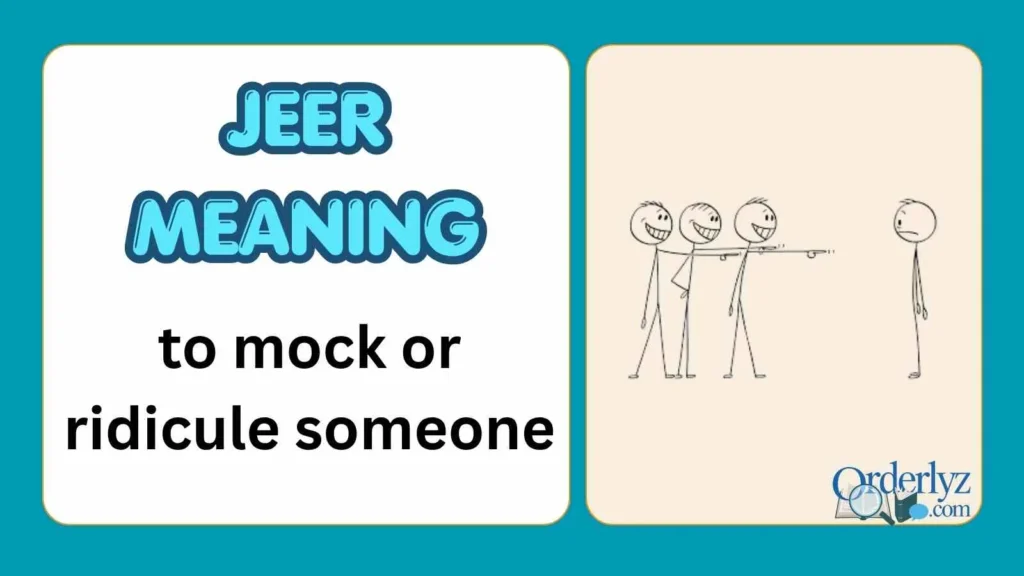 jeer meaning