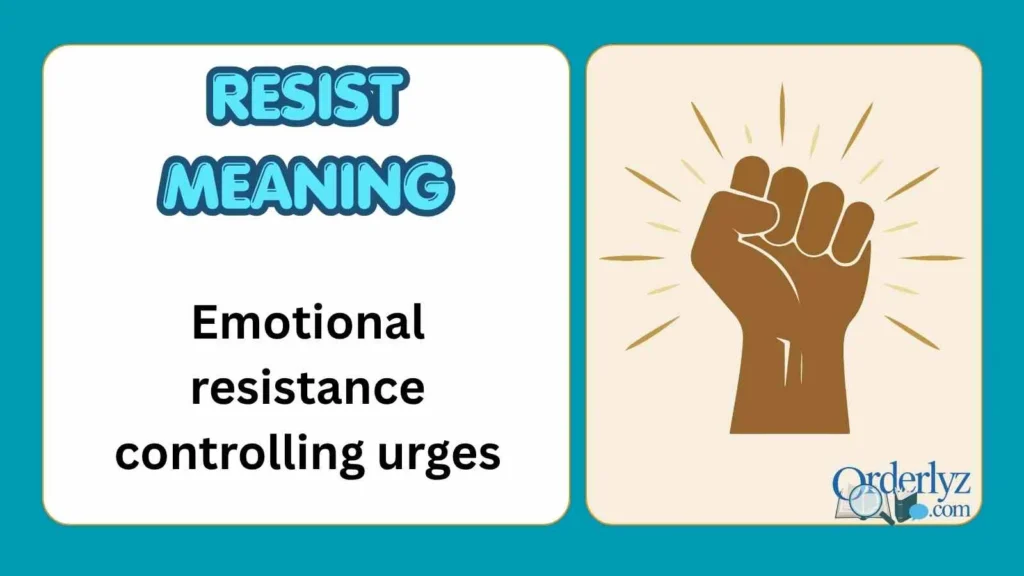 Resist Meaning