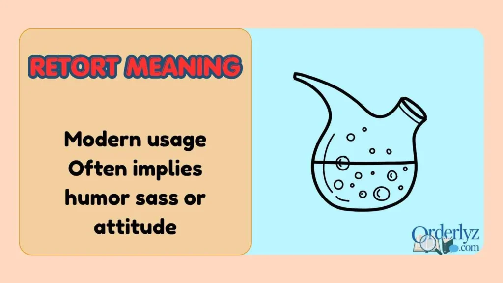 Retort Meaning