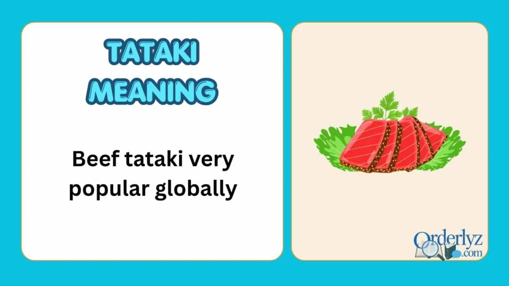tataki meaning