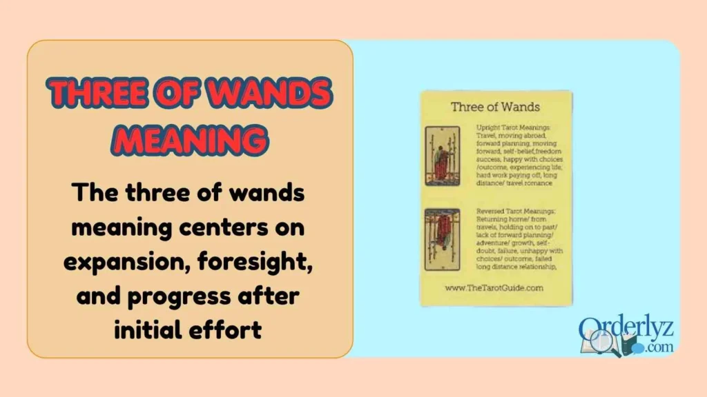 Three of Wands Meaning