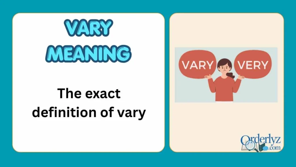 vary meaning