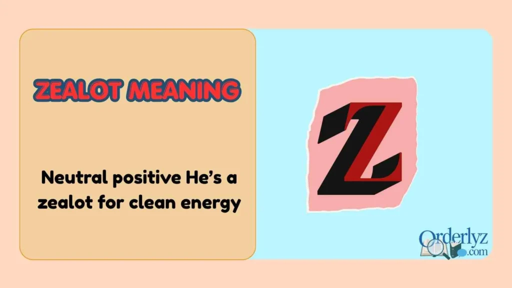 Zealot Meaning