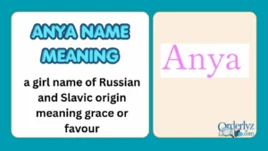 Anya Name Meaning