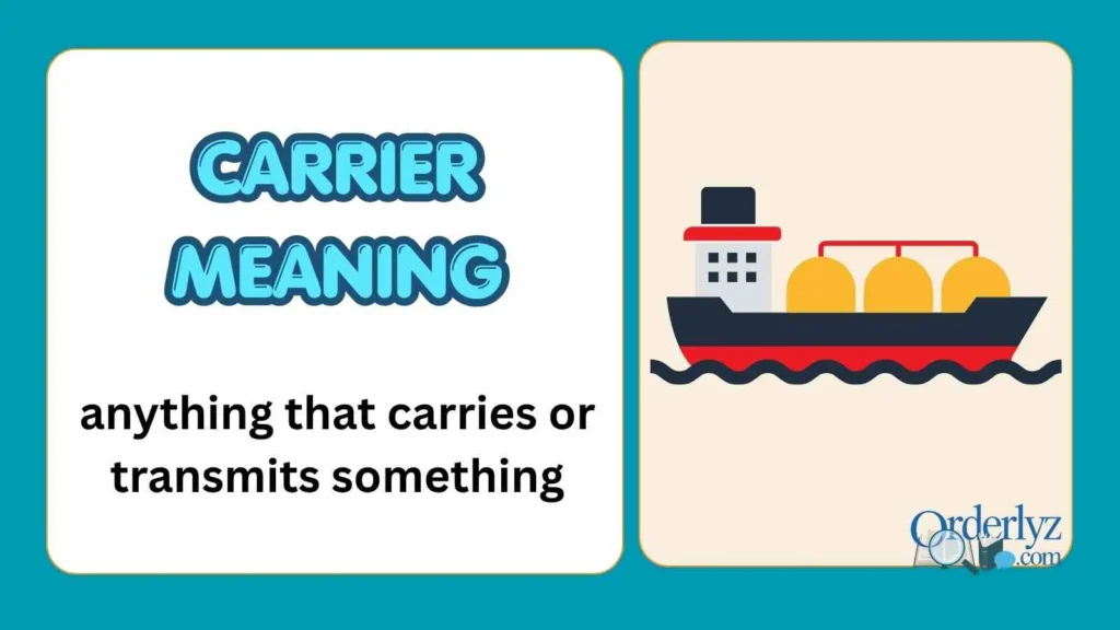 Carrier Meaning