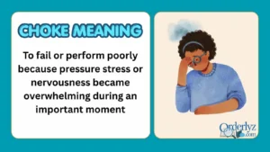 Choke Meaning