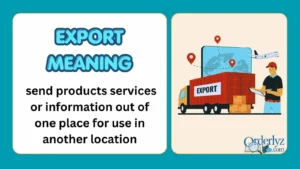 export meaning