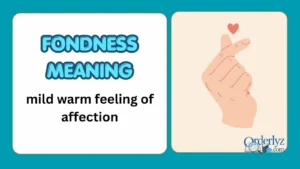 Fondness Meaning