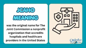 JCAHO Meaning