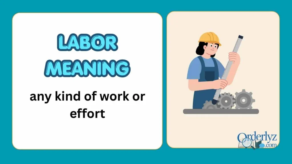 labor meaning