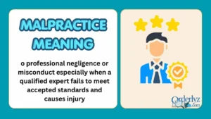 Malpractice Meaning