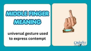 Middle Finger Meaning