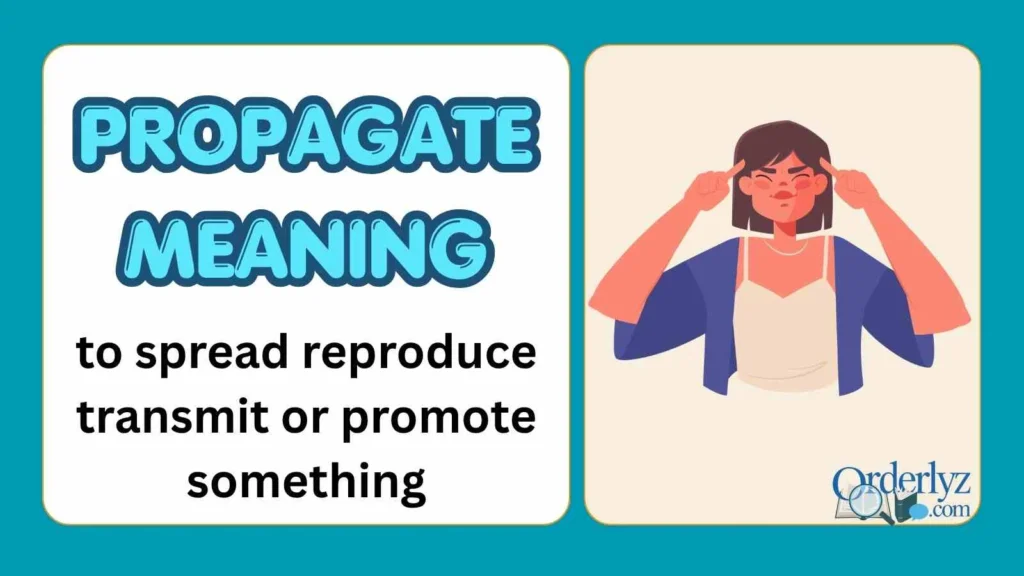 propagate meaning