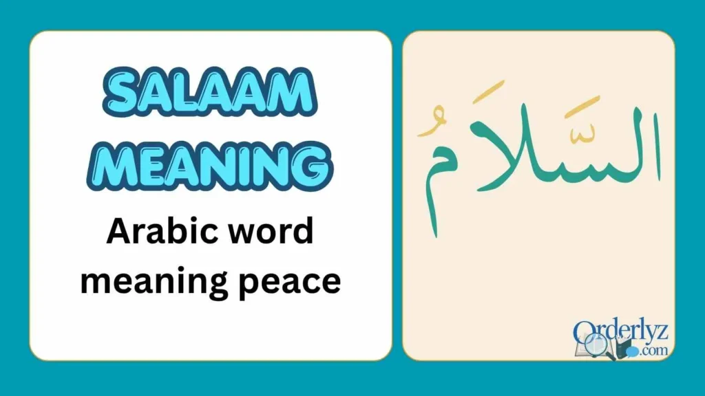 Salaam Meaning