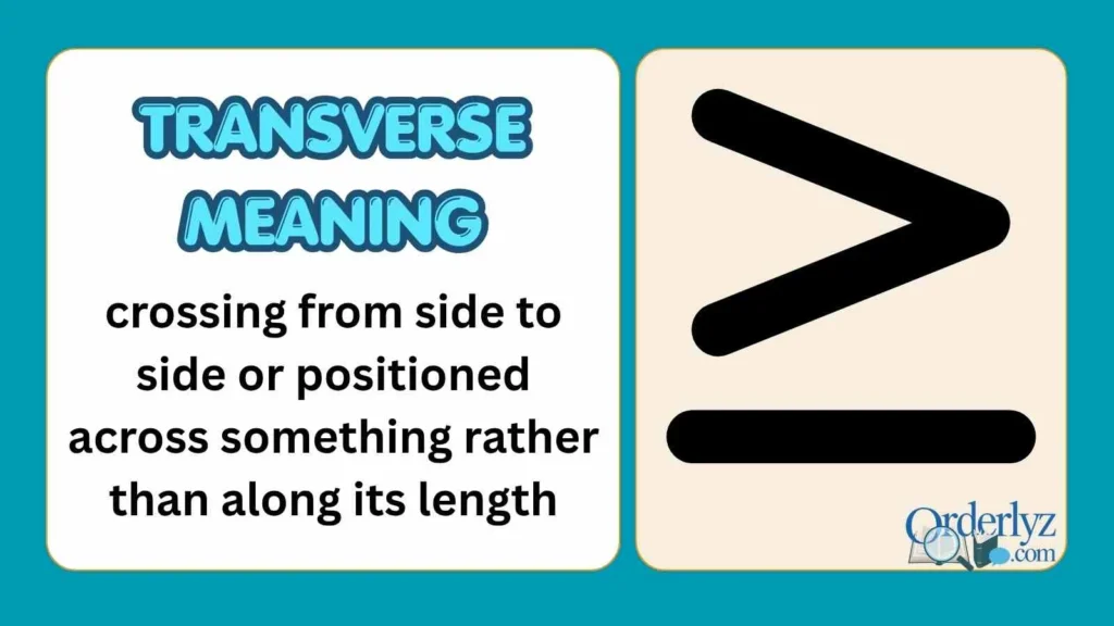 Transverse Meaning