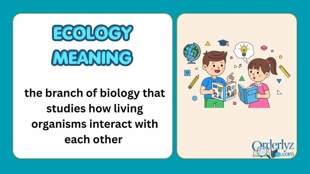 ecology meaning