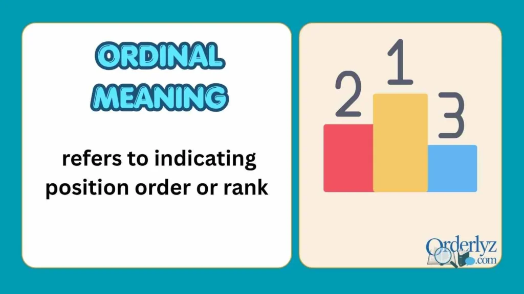 Ordinal Meaning